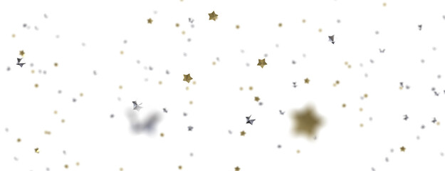 Drifting Christmas Stardust: Captivating 3D Illustration of Descending Stardust Particles for the Holidays