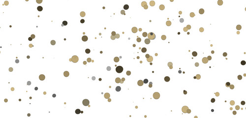 Cascading Celebration: Striking 3D Illustration Showcasing an Abundance of gold Confetti