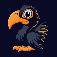 Cute dodo bird mascot vector illustration © Generative Ai