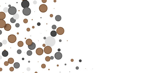 Multicolored paper confetti on transparent background. Realistic confetti flying. Colorful scattered items to holiday decorations.