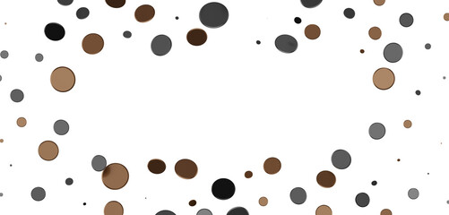 silver confetti explosion festive background