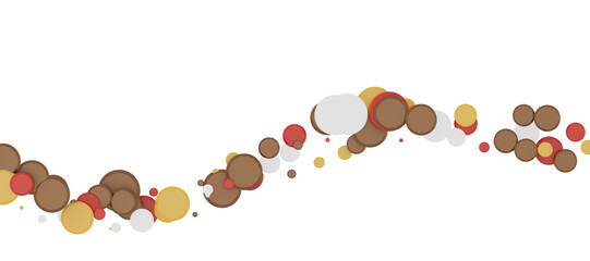 Confetti, paper triangle on the floor, fancy, colorful, celebration party