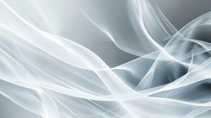 Abstract Light Gray Wave Background