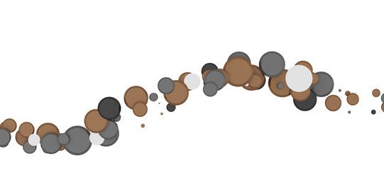 Glittering Triumph: Mind-Blowing 3D Illustration of gold  Confetti Celebration