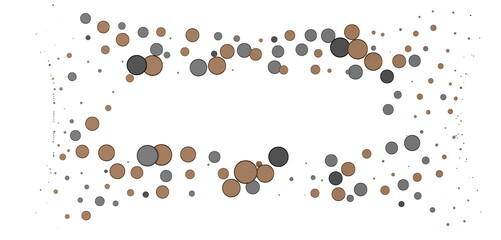 Multicolor confetti abstract background with a lot of falling pieces, isolated on a white background. Festive decorative tinsel element for design