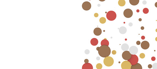 Confetti, paper triangle on the floor, fancy, colorful, celebration party