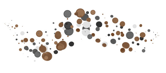 Euphoric Eruption: Magnificent 3D Illustration Showcasing Bursting gold Confetti