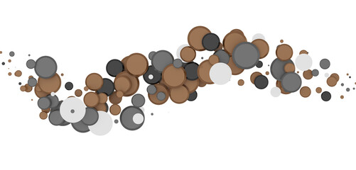 Confetti, paper triangle on the floor, fancy, colorful, celebration party