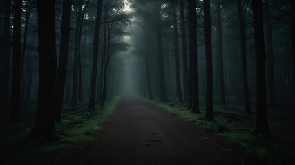 Obraz premium morning in the woods