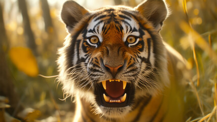 a funny picture based on the little tiger,generative ai