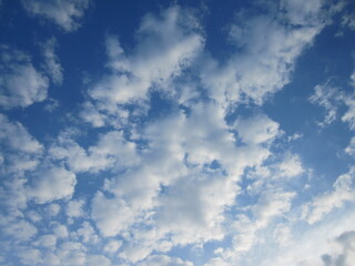 blue sky with clouds