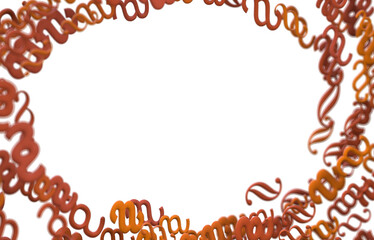 Paragraph in 3d ground panorama