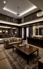 luxury dark interior