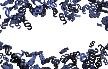 3d Symbol of Law and Justice, with lots of copy space for your individual text