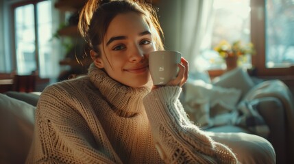 A Cozy Autumn Morning Coffee