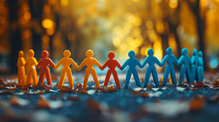 Collaborative Leadership: Business Teamwork Motivation