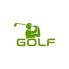 illustration of a person golf