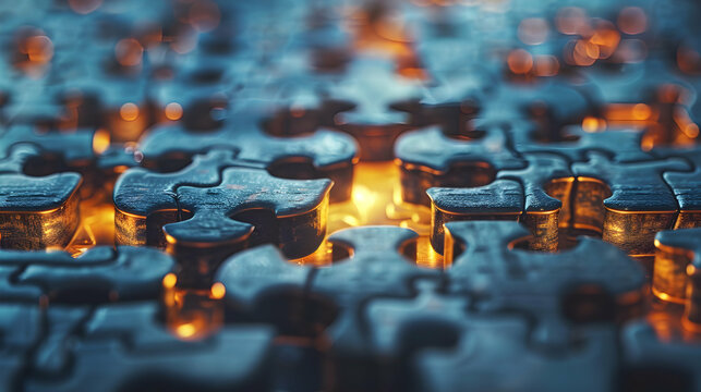 Successful Advancement: Joint Endeavor Concept Highlighting Progress in Photo Real Stock