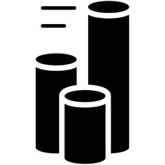 Black Infographic Elements Icon Pack