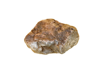 granite stone isolated on white background