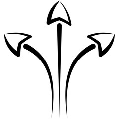 Hand Drawn Arrows Outline Icon Pack