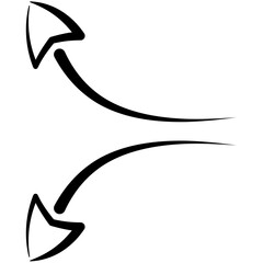 Hand Drawn Arrows Outline Icon Pack