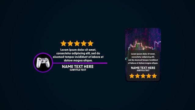 Clean Testimonial Review Panel