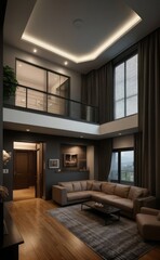 luxury dark interior