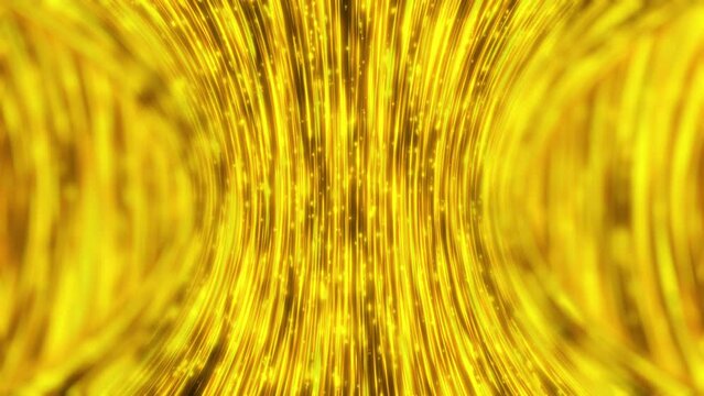 Rising luxury gold stripes. Looped award ceremony background