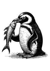 penguin vector illustration