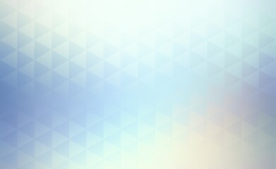 Light blue triangle irregular abstract background. Subtle glass texture.