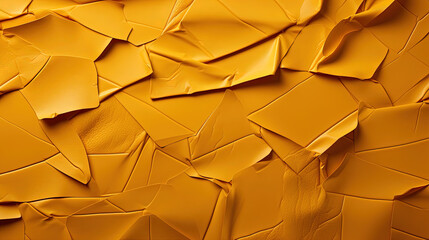 An Empty Dark Yellow Paper With A Very Detail Pattern on Background