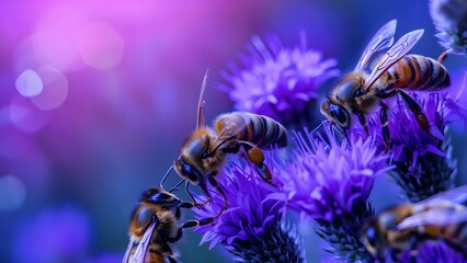 Collaborative Efforts of Bees in Problem-Solving and Teamwork. Concept Insect Communication, Adaptive Behaviors, Honeybee Hives, Social Insects, Cooperative Strategies
