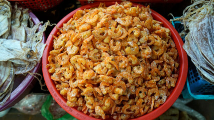 fresh fish from the market in battambang in cambodia