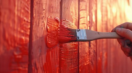 Painting wood