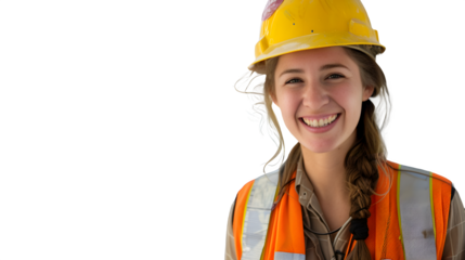 female construction worker