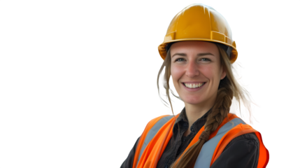 female construction worker