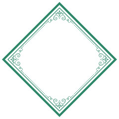 アンティークなフレームデザイン。ビンテージフレーム。ラグジュアリーフレーム。エレガンスフレーム