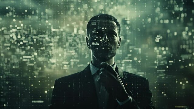 Coded messages ripple through public speeches, their meanings hidden in plain sight, a secret dialogue with the informed