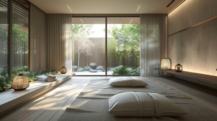 A private meditation and reflection room perfect for quiet contemplation and personal growth.