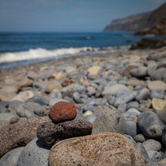 stones on the beach