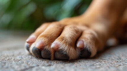 A dog bite mark on the hand is displayed in a flat design on a white background.