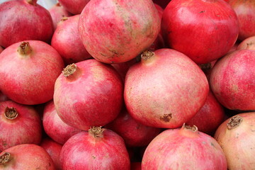 Fruits and vegetables are sold at a bazaar in Israel.