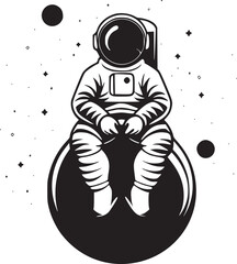 Vector Fantasy Astronaut