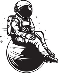 Vector Fantasy Astronaut