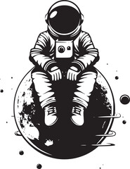 Vector Fantasy Astronaut