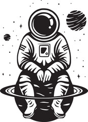 Vector Fantasy Astronaut