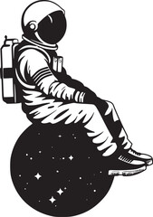 Vector Fantasy Astronaut