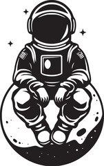 Vector Fantasy Astronaut