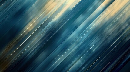 Aqua hues blend in electric blue stripes on blurred background